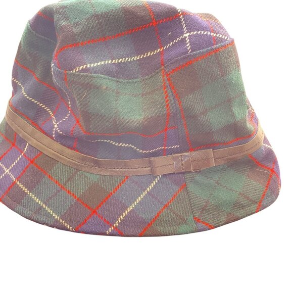 Rare Vintage Coach Holiday 2002 Green Tartan Plaid Wool Shoulder Bag With Matchi - Picture 2 of 16